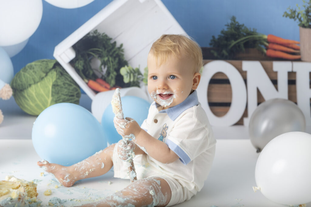 Cake smash photography
