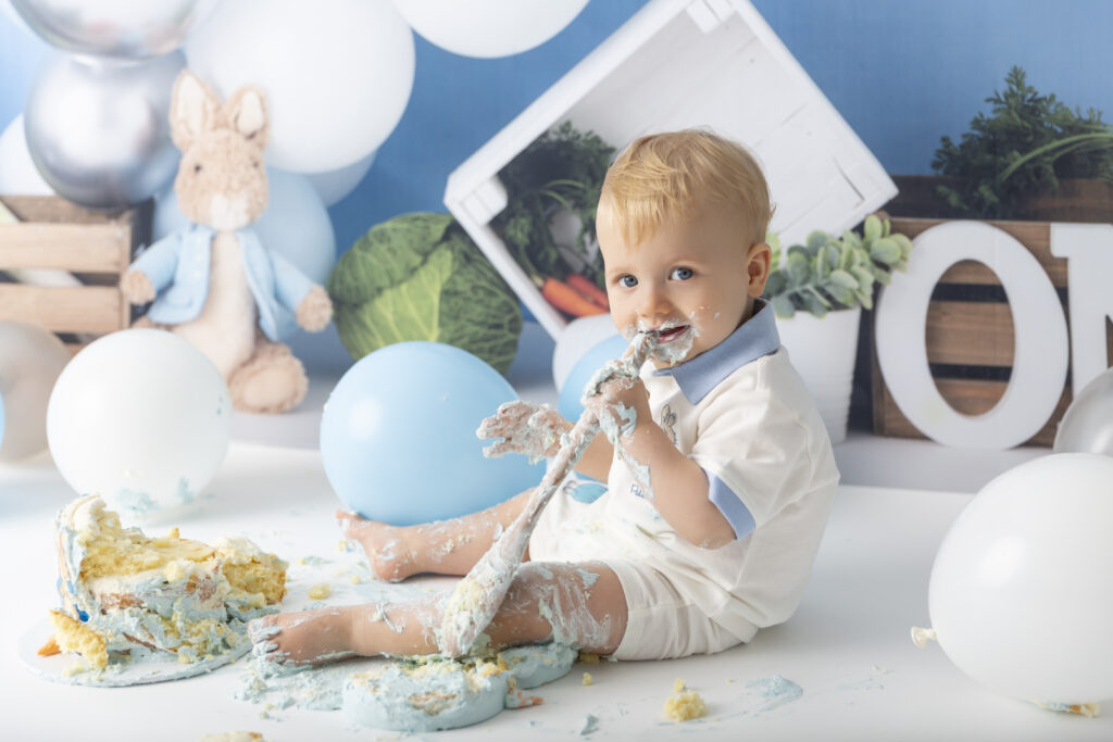 Cake smash photography