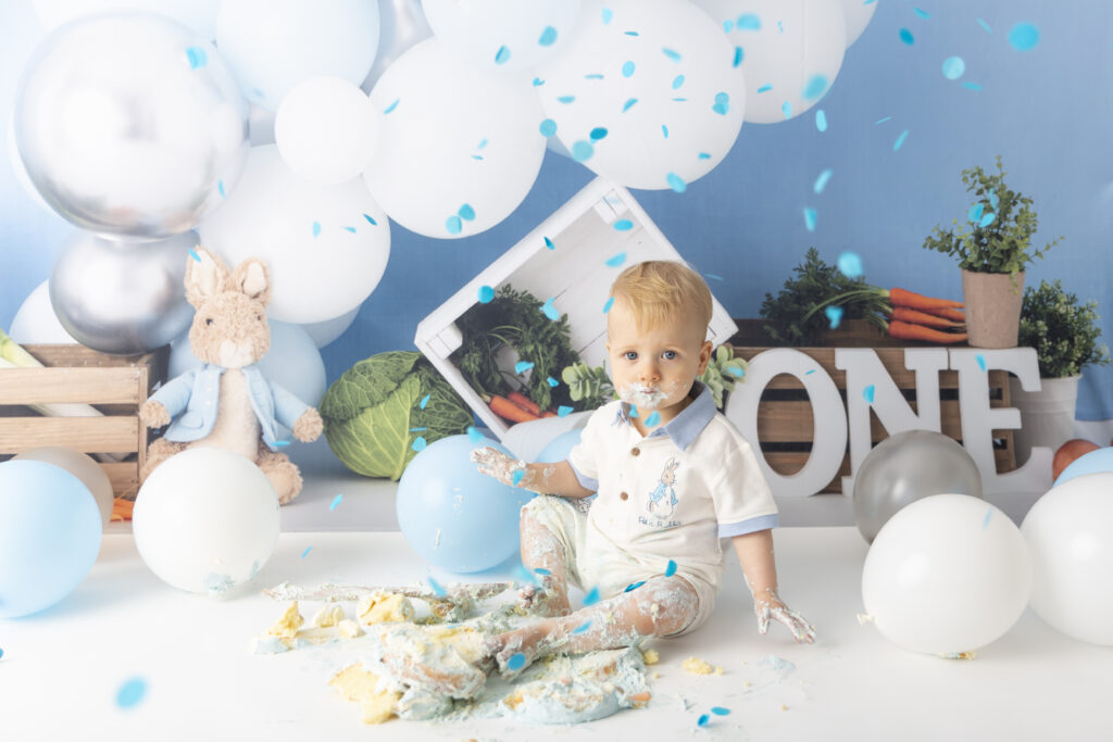 Cake smash photography