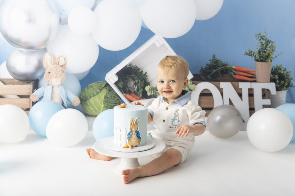 Cake smash photography
