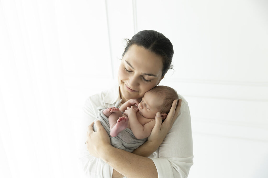Newborn At Lavender Lane Photography Brisbane