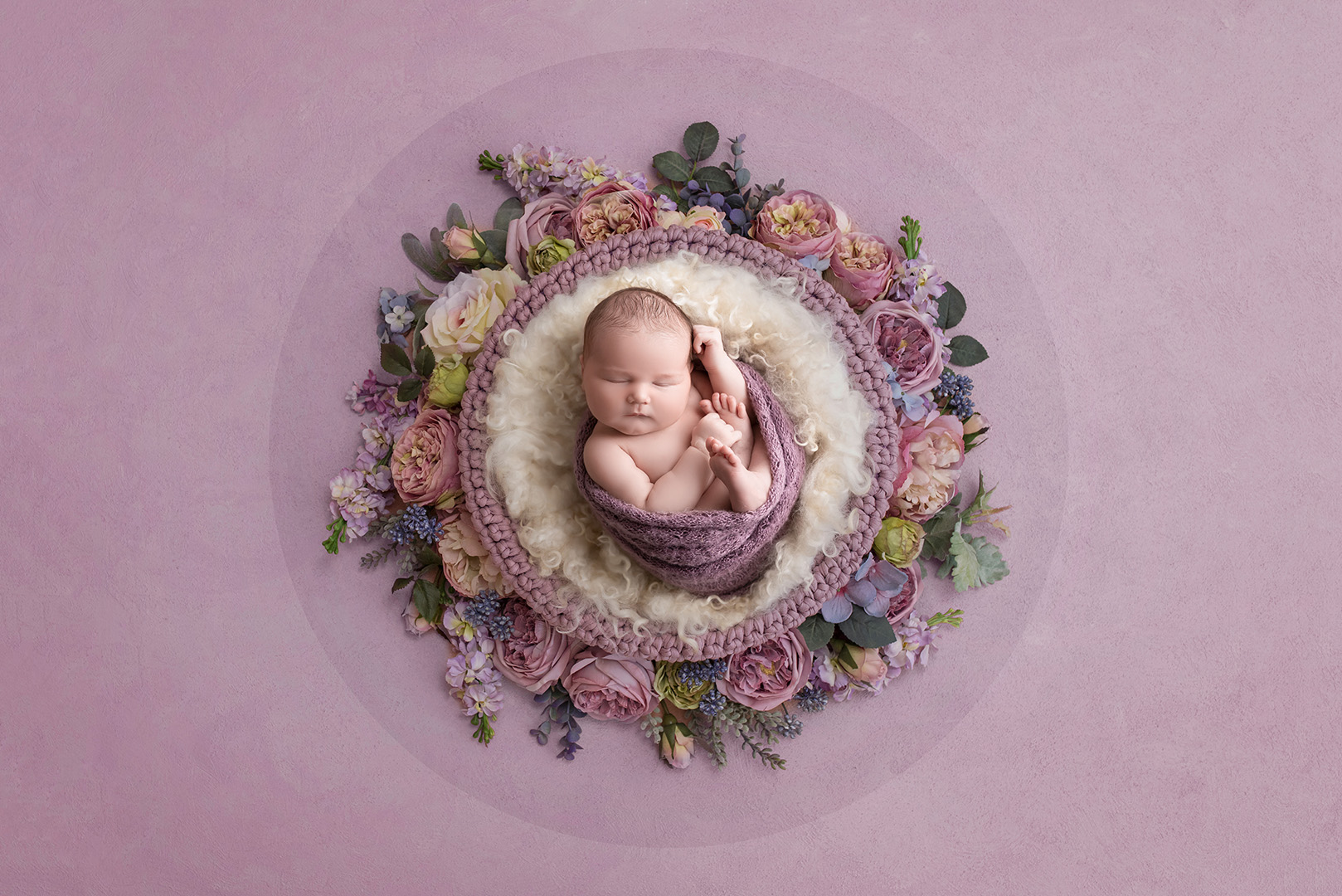 Pink Newborn Photos Brisbane